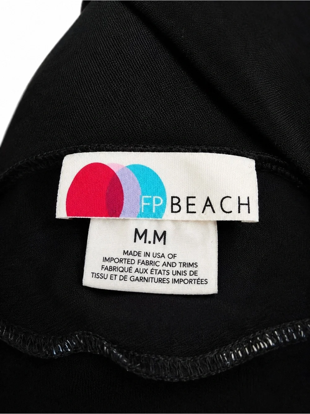 Free People Beach Strapless Black Jumpsuit